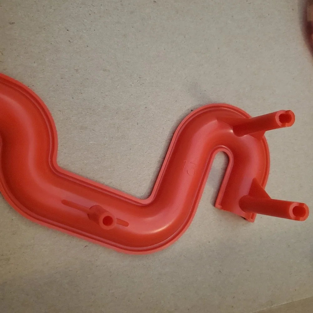 Orange Marble Run Replacement Track Piece Zigzag Slide Toy Part mouse trap